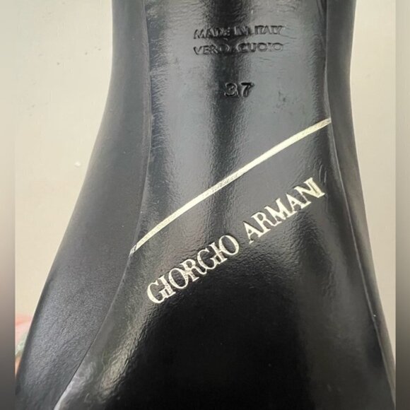 Giorgio Armani Suede Colourblock Pattern Booties - Picture 9 of 16